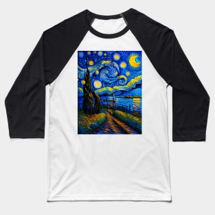 Cape cod in starry night Baseball T-Shirt